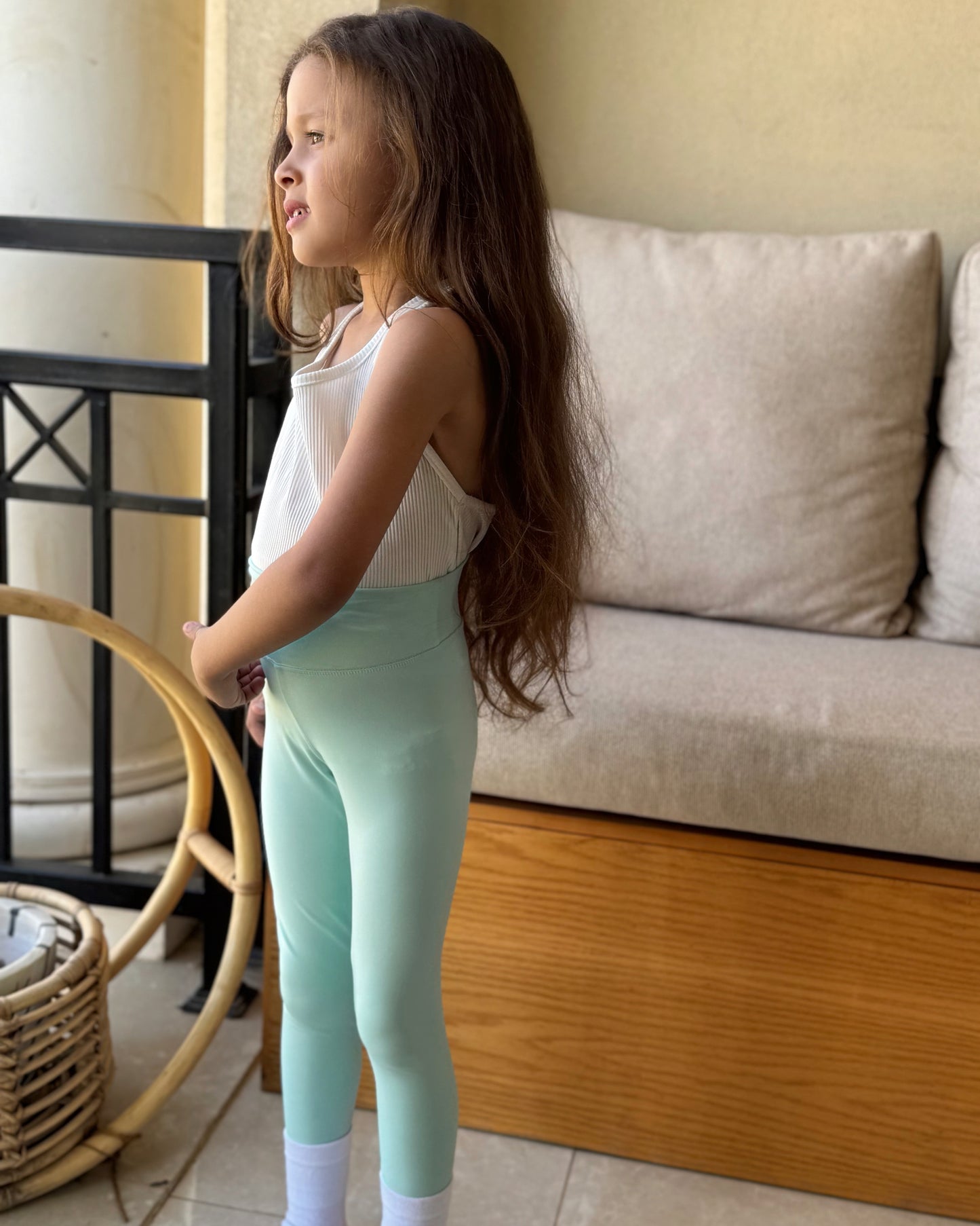 Girls sports legging pants