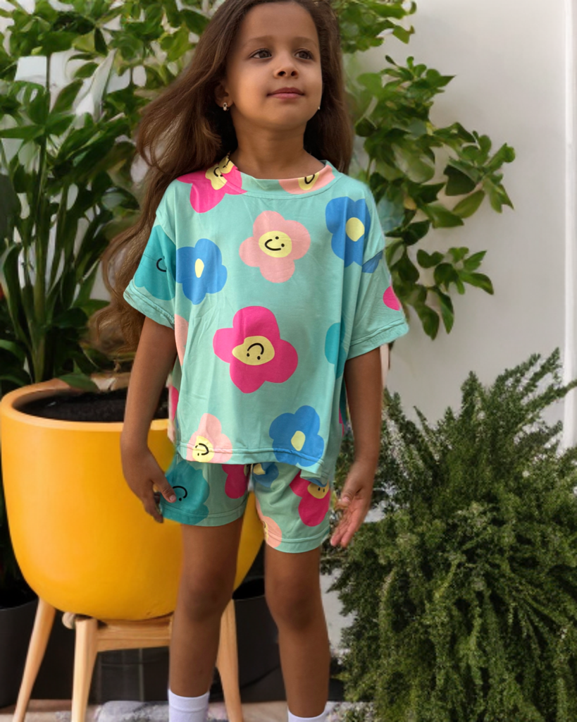 Girls Pyjama "Happy face"
