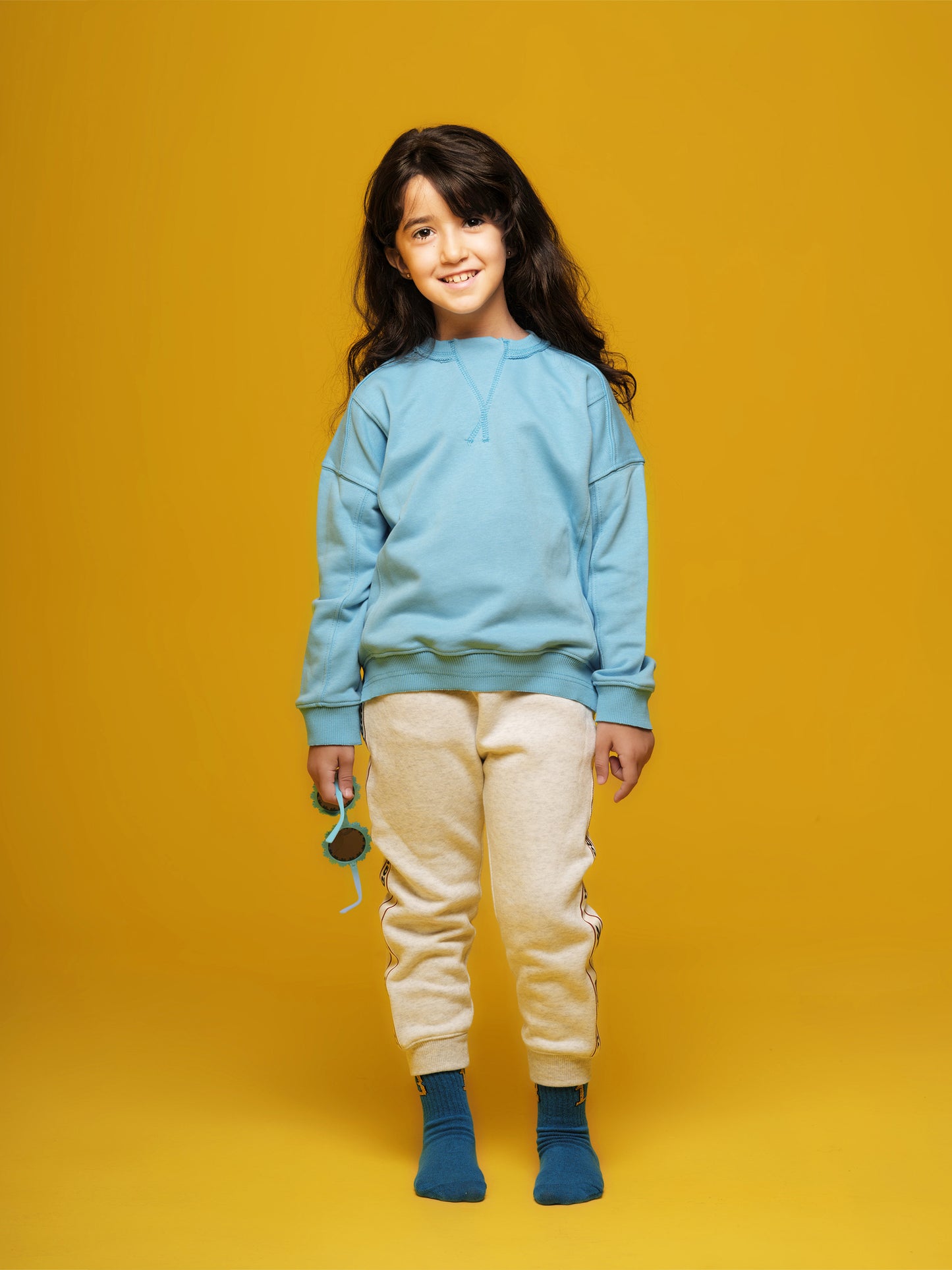 Girls Blue Sweatshirt