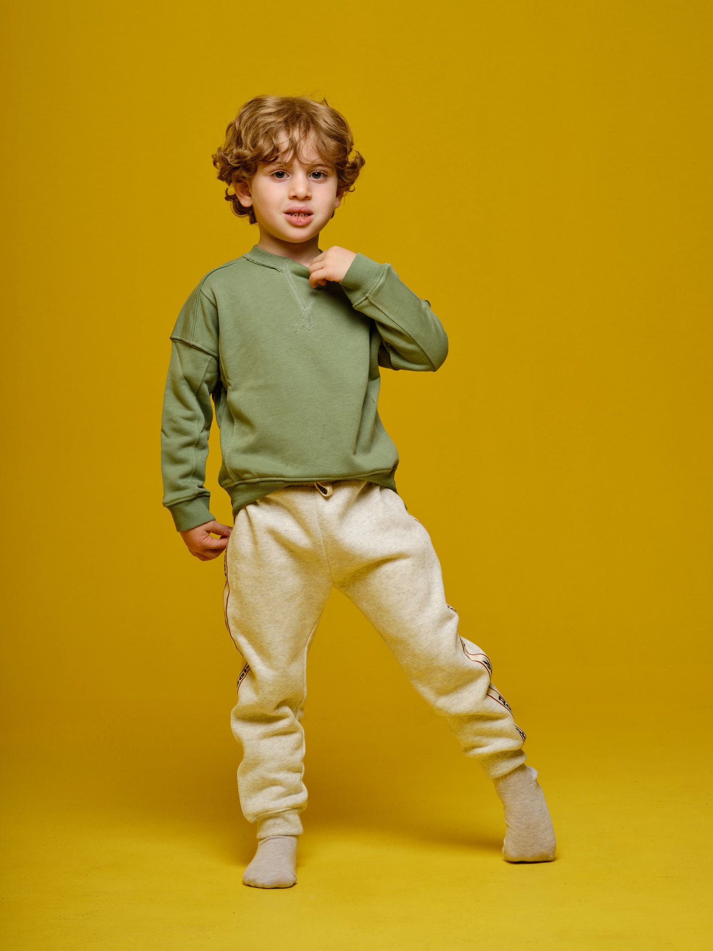 Boys Green Sweatshirt