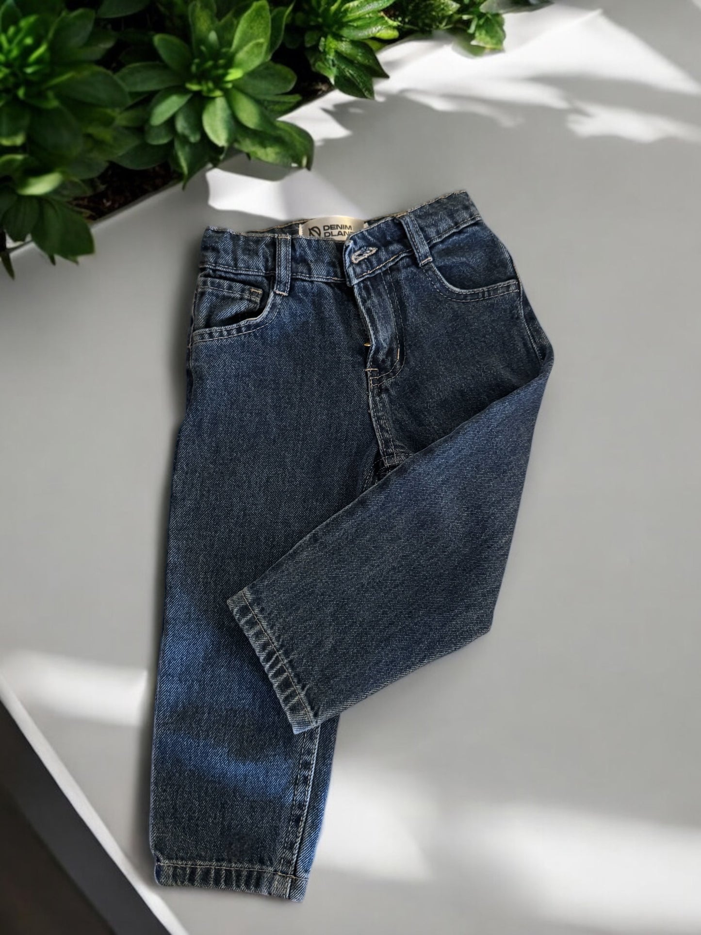 Boys dark blue denim pants