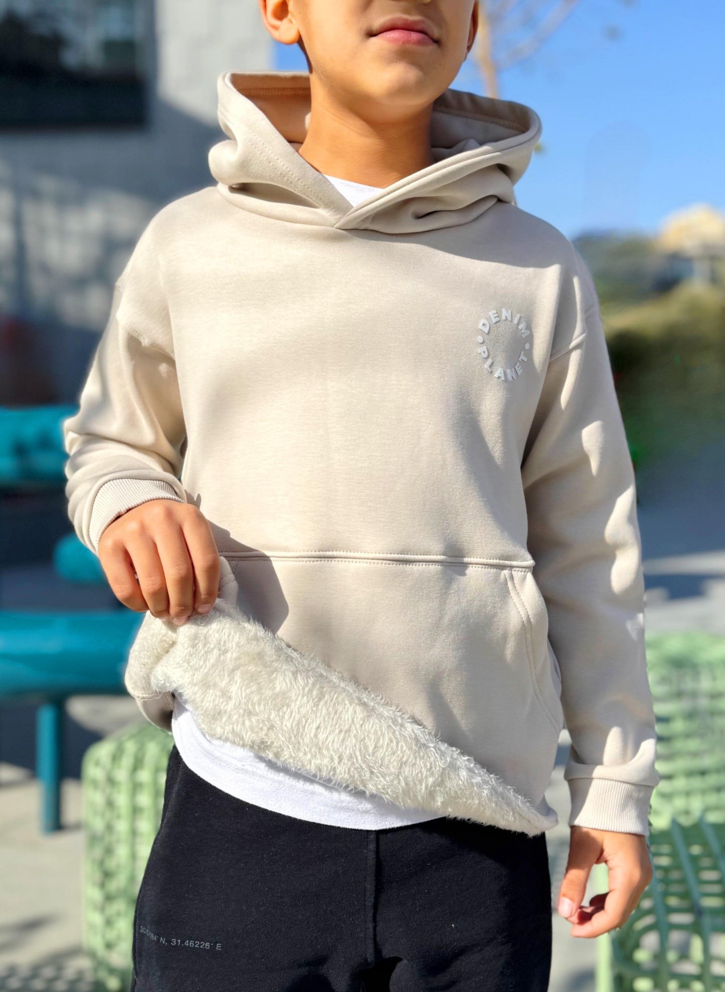 Beige Milton Hoodie 'Unisex'