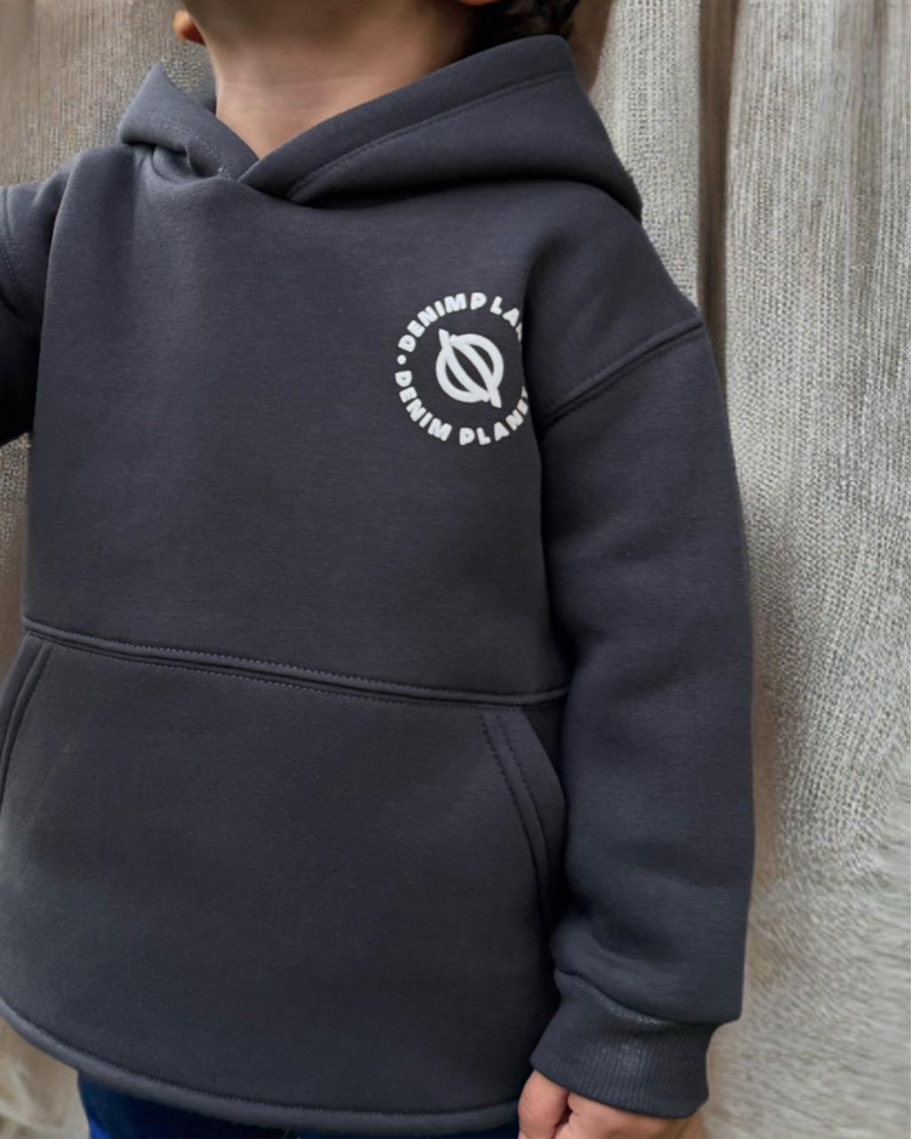 Grey Milton Hoodie 'Unisex'.