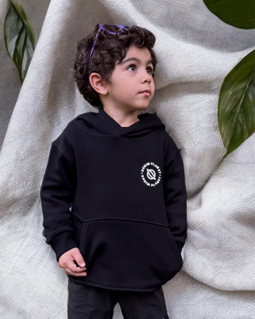Black Milton Hoodie 'Unisex'