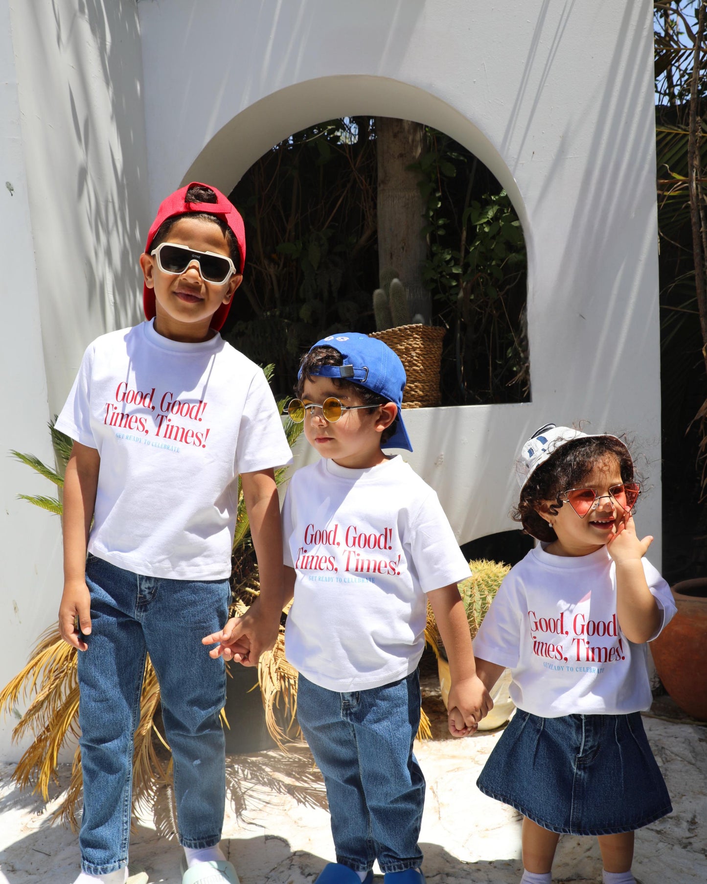 Girls Blue stone washed Denim skirt