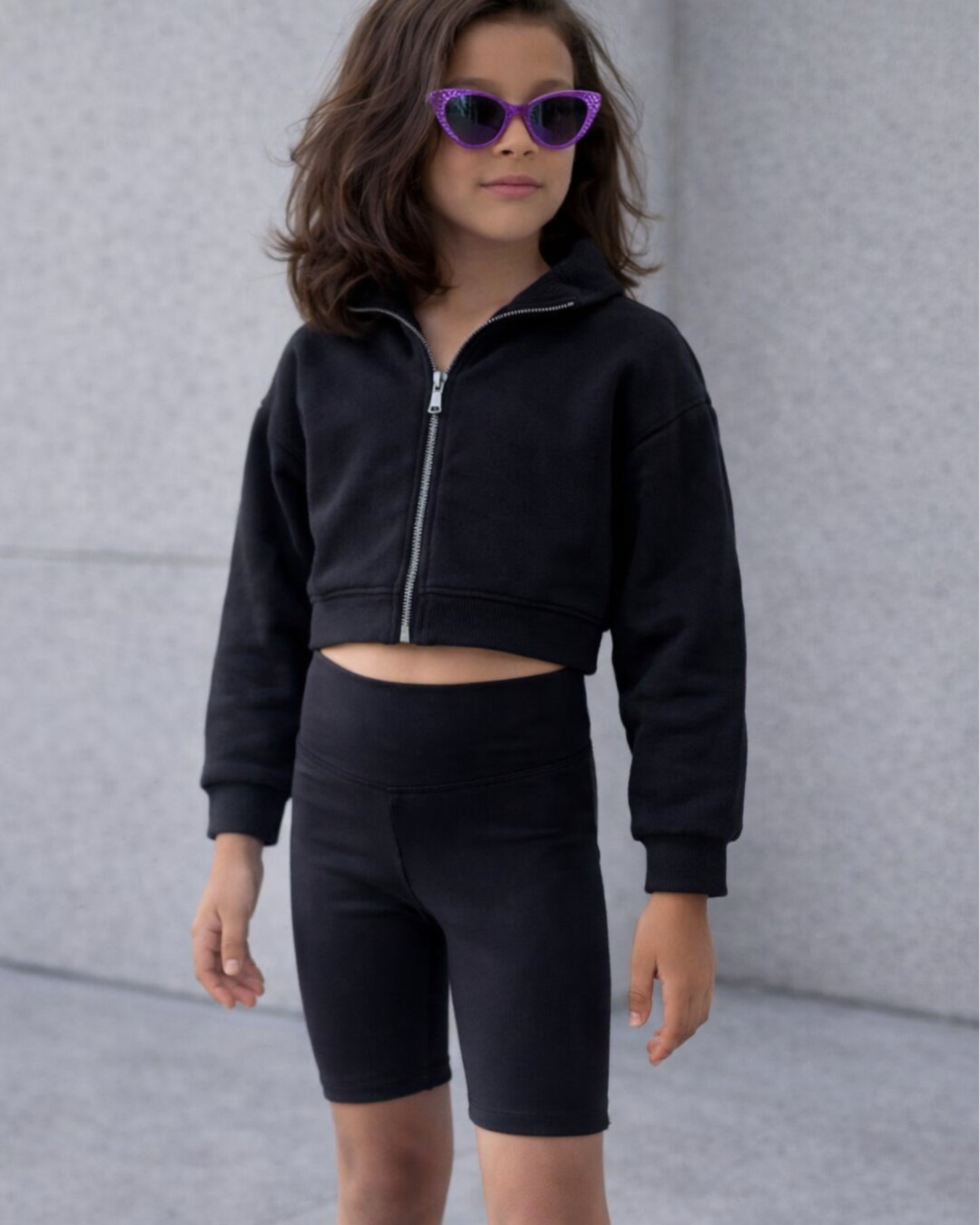 Girls sports legging shorts