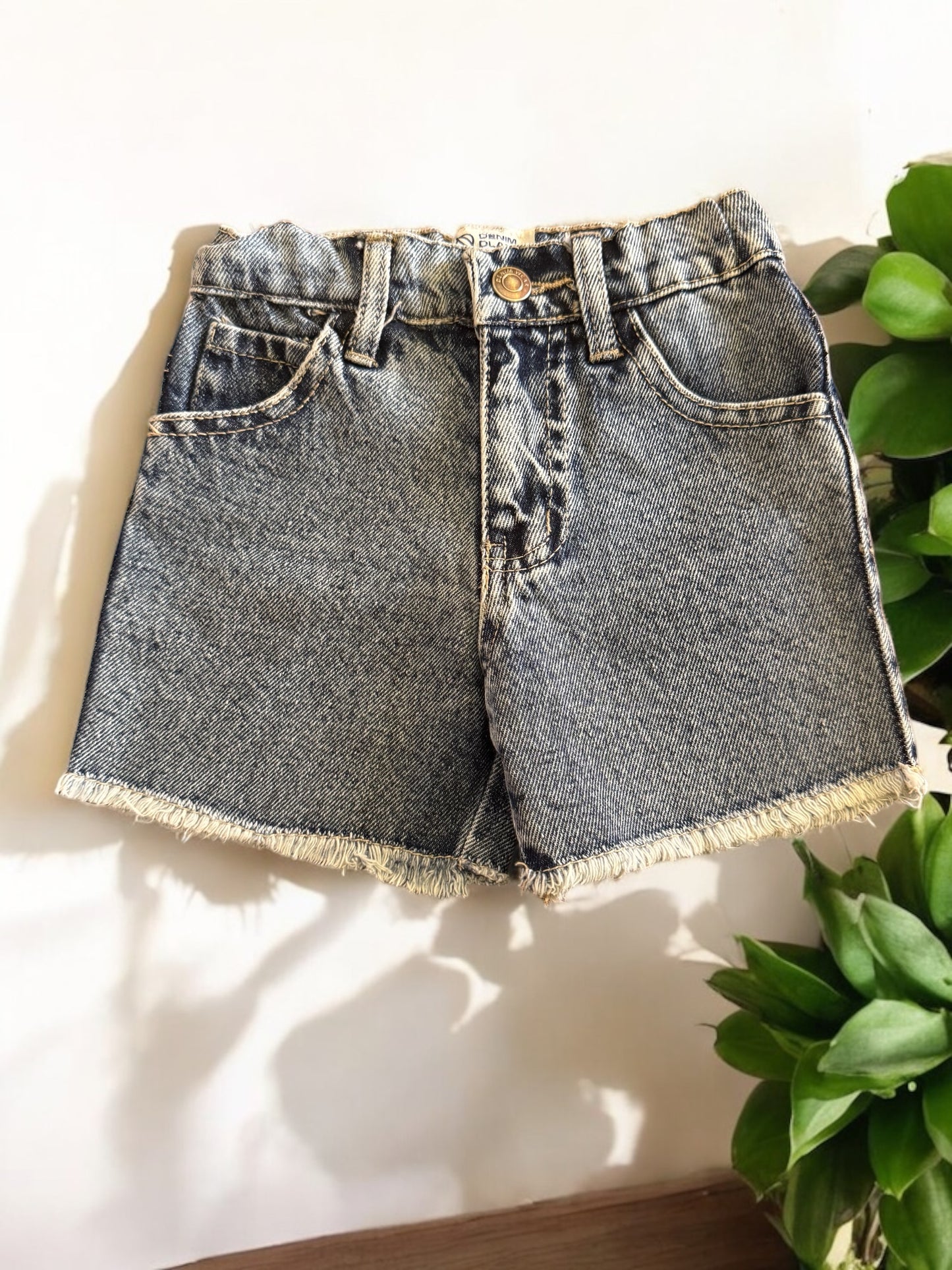 Meduim Blue Denim Shorts