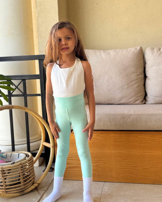 Girls sports legging pants