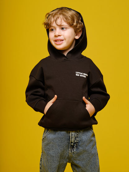 Boys Hoodie little human big waves black-2
