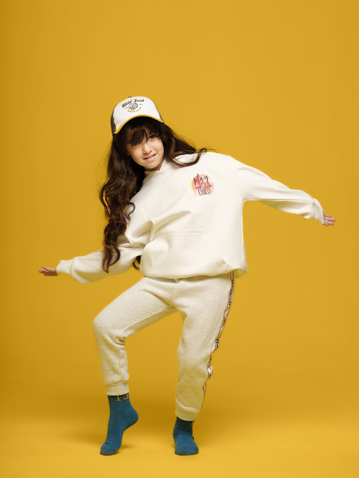 Girls Hoodie "play is the work of the child"