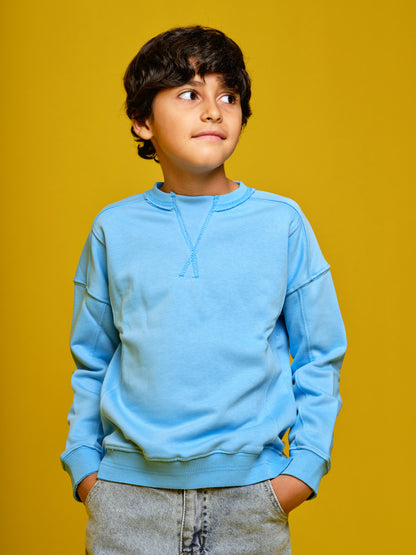 Boys Blue Sweatshirt