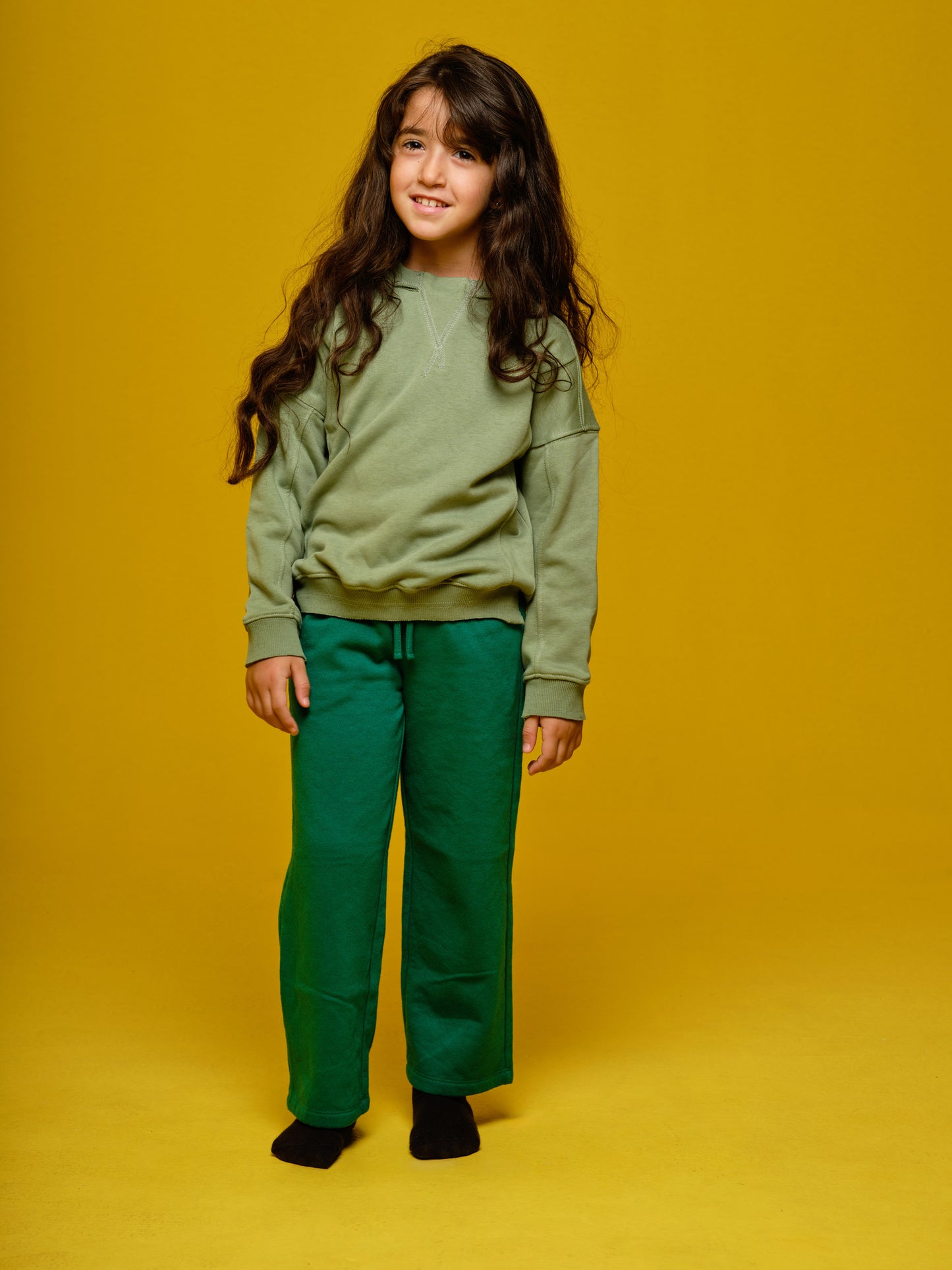 Girls Green Sweatshirt