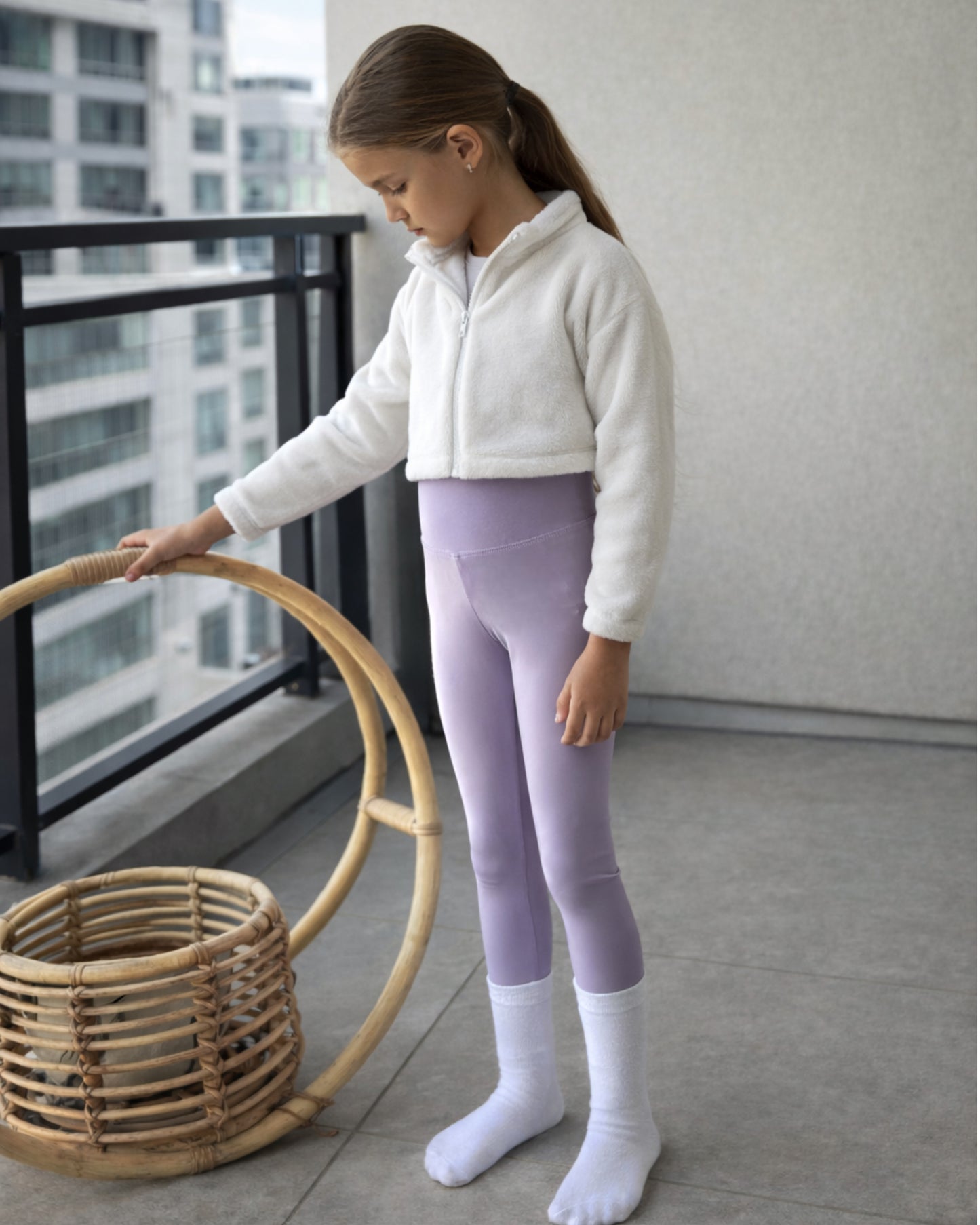 Girls sports legging pants