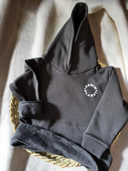 Black Milton Hoodie 'Unisex'
