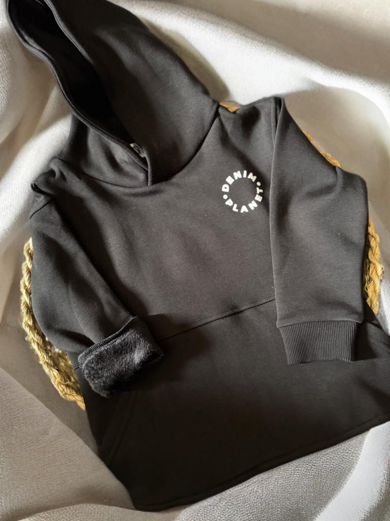 Black Milton Hoodie 'Unisex'