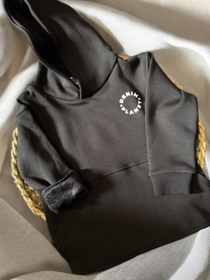Black Milton Hoodie 'Unisex'
